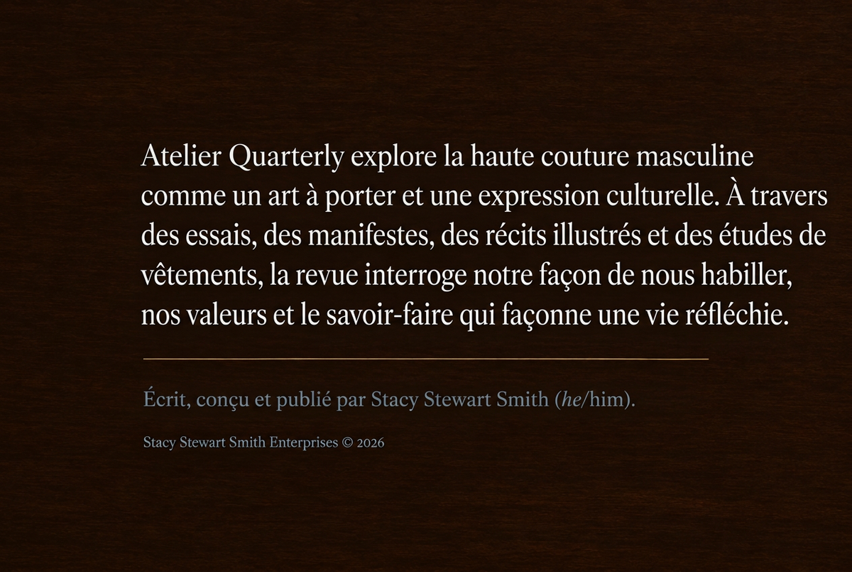 French editorial statement